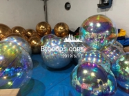 10 Feet Hanging Inflatable Mirror Balloon For Dior Stage Show Decoration