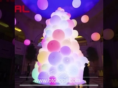 डीसी/एसी वोल्टेज बैटरी पावर सप्लाई DMX512 के साथ कार्टून इन्फ्लेटेबल विनाइल लाइटिंग