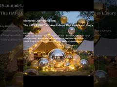 पीवीसी inflatable दर्पण गुब्बारा