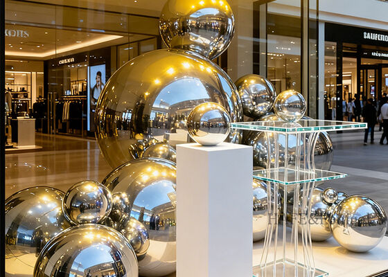 Inflatable Sparkling Balloons Decorative PVC Mirror Balloon