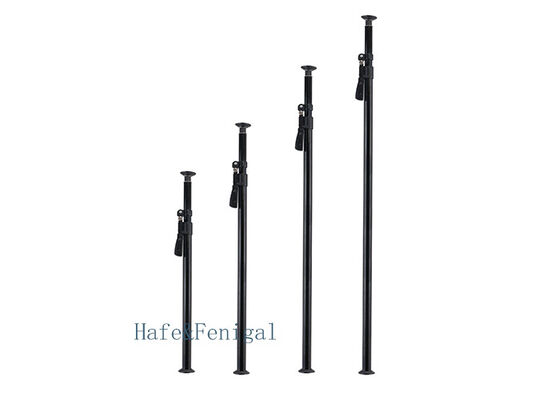 Professional M15 Silver/Black Aluminum Floor-to-Ceiling Telescopic Poles for Studio & Stage Use