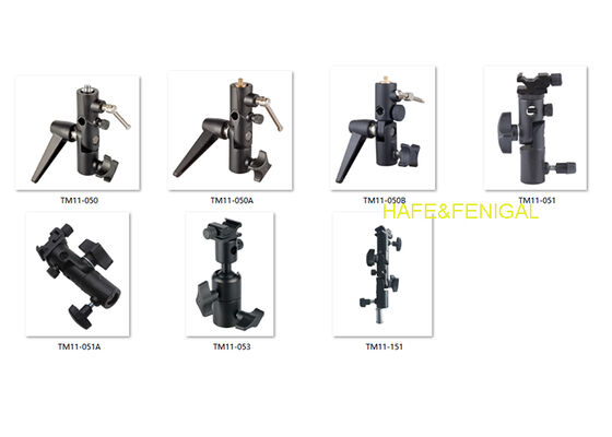 Toothed Iron Photography Adapters,Swivel Or Adjustable-Head,7/8mm Umbrella Receptacle
