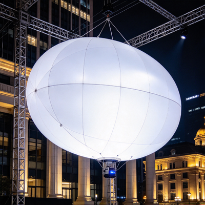 4.8kW Dimmable Elliptical Film Lighting Balloon LED Balloon Light for Architectural Lighting