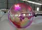 1.2M Diameter Laser Dazzle Mirrored Balloon Lights For Theme Decoration