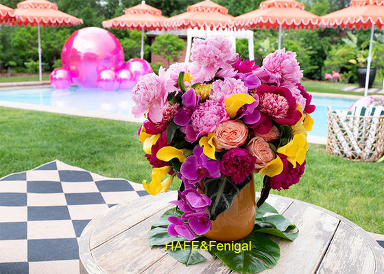 1m 1.2m Violet PVC Mirror Balloon for Pool Party Decoration