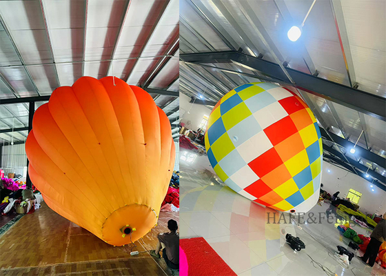कस्टम 3m 10ft हॉट एयर गुब्बारा आकार के inflatable विज्ञापन गुब्बारा विज्ञापन विपणन और वातावरण सजावट के लिए