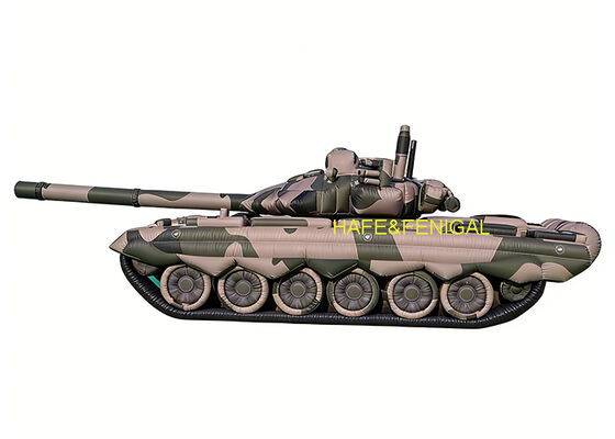 Inflatable Military Tank Decoy For Military Deception Operations Or Filming A War Epic