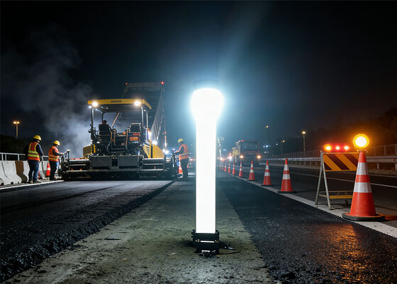 Compact Inflatable Light Tower with AC/DC Dual-Power and Up to 10 Meters Height for Construction and Emergency Lighting