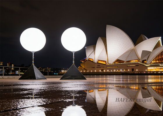 पर्ल 200W एलईडी बैलून लाइट, ऊंचाई 0.9 मीटर से 1.6 मीटर तक, इवेंट लाइटिंग और सजावट के लिए उपयुक्त
