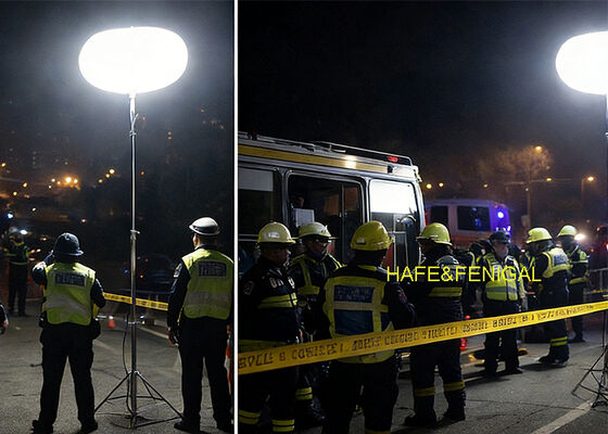 औद्योगिक सुरक्षा संचालन के लिए स्टेपिड के साथ सीई प्रमाणित 400w सुरक्षा प्रकाश गुब्बारा