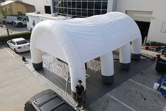 Inflatable Air Tent आसान सेटअप हल्का ढांचा अस्थायी आश्रय बाहरी गतिविधियों और कार्यक्रमों के लिए एकदम सही समाधान