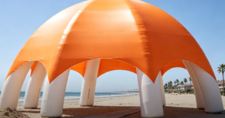 Spacious Waterproof Inflatable Air Tent with Rapid Deployment for Outdoor Events and Camping