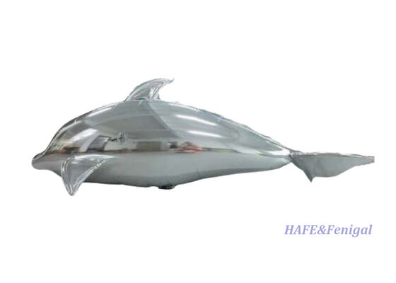 Gyro-Stabilized Flight Control और हल्के PP + PA एल्यूमीनियम फ़ॉइल के साथ कस्टम रिमोट-नियंत्रित उड़ने वाली डॉल्फ़िन हीलियम एयरशिप
