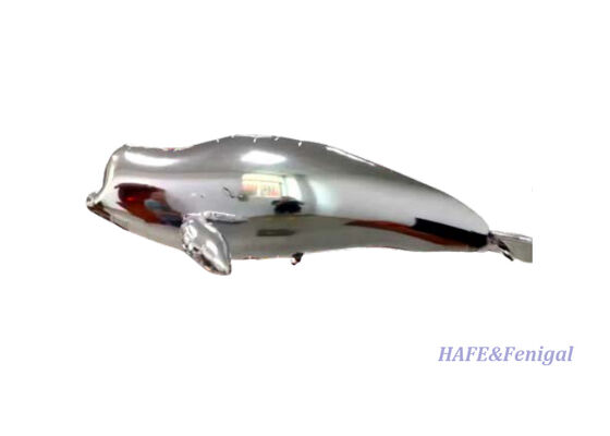 Gyro-Stabilized Flight Control और Lightweight PP + PA एल्यूमीनियम फ़िल्म के साथ रिमोट-नियंत्रित उड़ने वाली बेलुगा व्हेल हीलियम एयरशिप